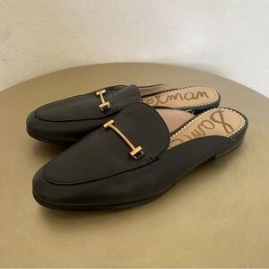Sam Edelman Womens Laurna Slip on Mule Shoe Flats Chain Size 6.5